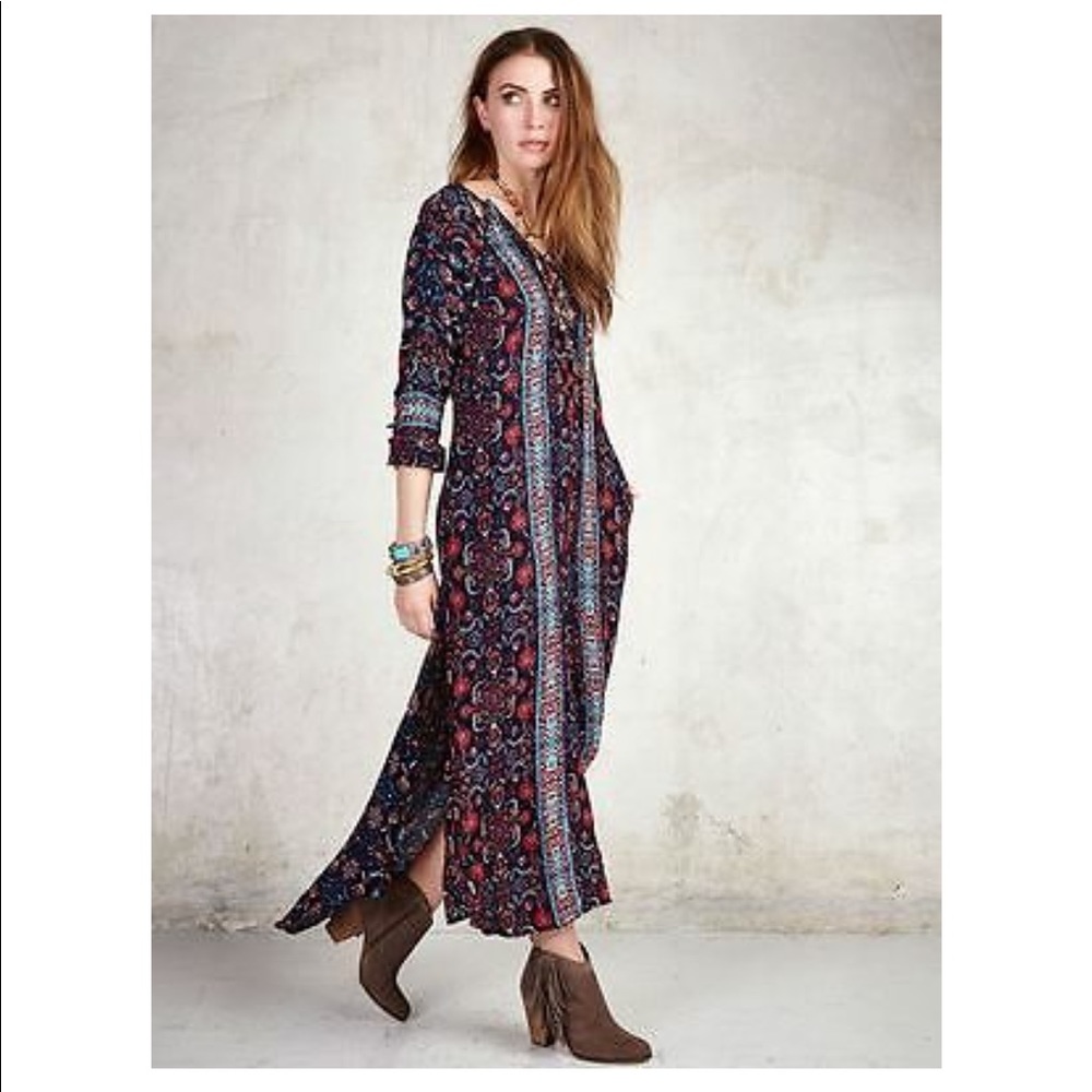 Gypsy 05 Long Sleeve Maxi Dress/ Cardigan